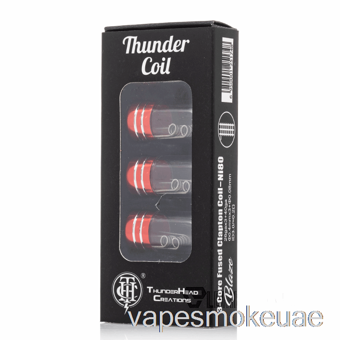 Vape Uae Thunderhead Creations ملفات ثاندر مسبقة الصنع، ملفات كلابتون مدمجة ثلاثية النواة
